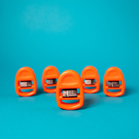 Sockenklammern 5er Set in orange