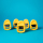 Clipso Sockenklammern 5er Set gelb