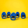 Clipso Sockenklammern 5er Set blau