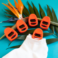 Clipso Sockenklammern 5er Set orange